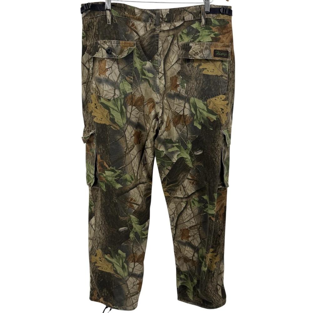 Vintage Liberty Pants Men L 38-40 Cargo‎ Realtree Camo Hunting Chore Jogger Hem